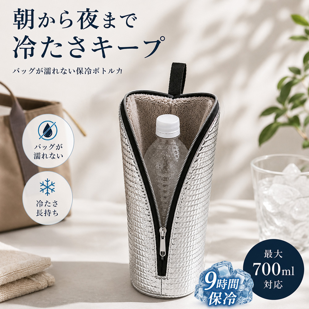 ペットボトル  保冷カバー